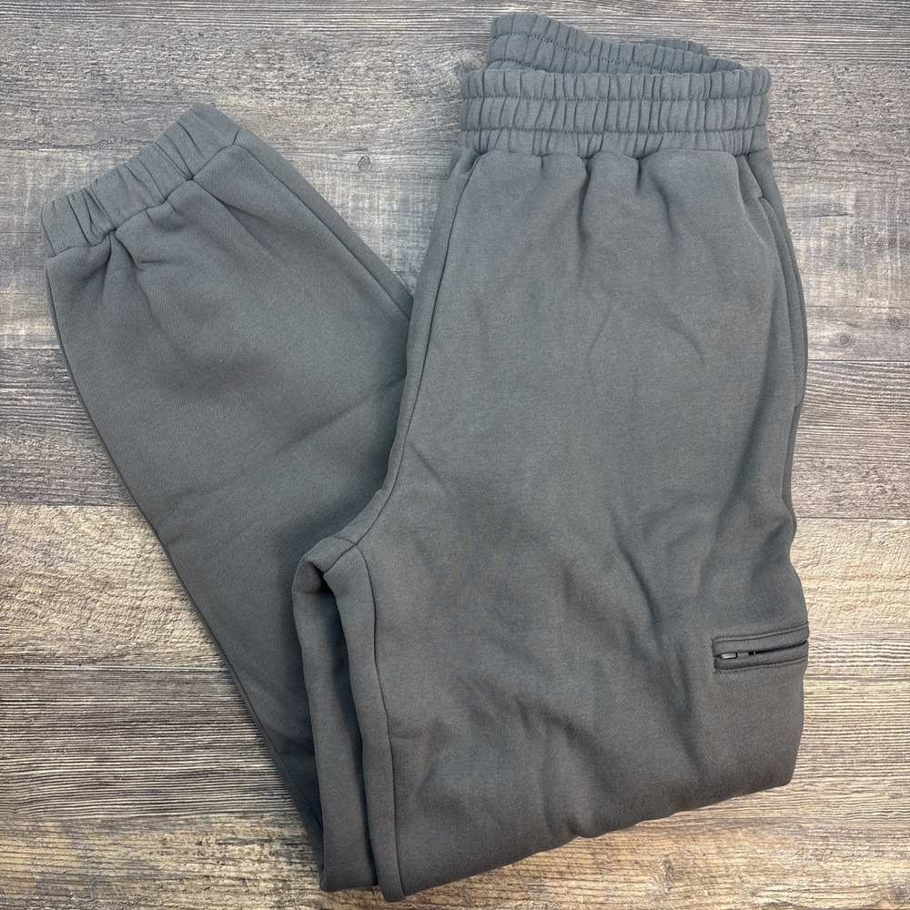 Comfrt Unisex Sz Large DND Travel Sweatpants Steel‎ Grey Heavyweight NEW